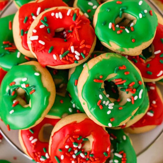 Christmas Donut Cookies