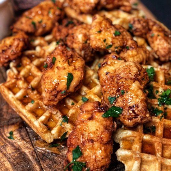 The Best Chicken and Waffles