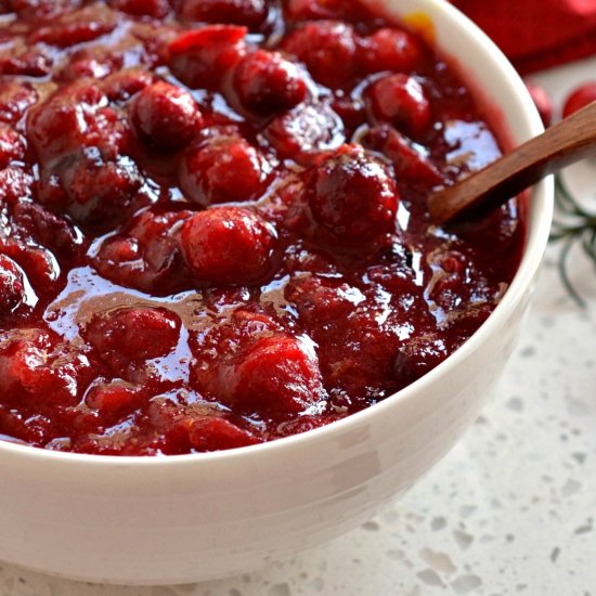 Homemade Cranberry Sauce