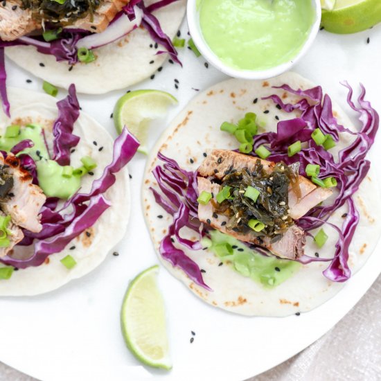 Seared Tuna Tacos