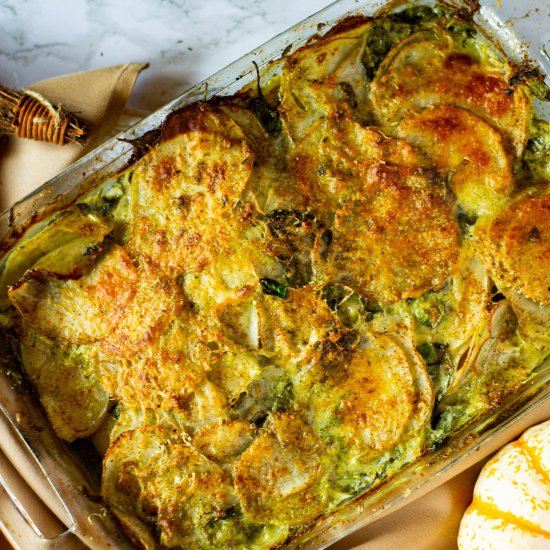 Broccoli & Potato Gratin