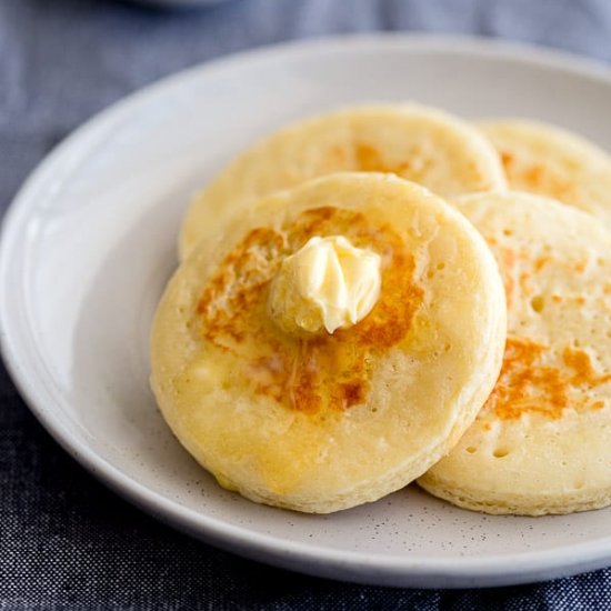 Easy English Crumpet Recipe