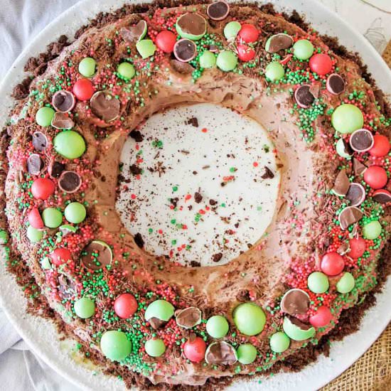 Chocolate Ripple Wreath