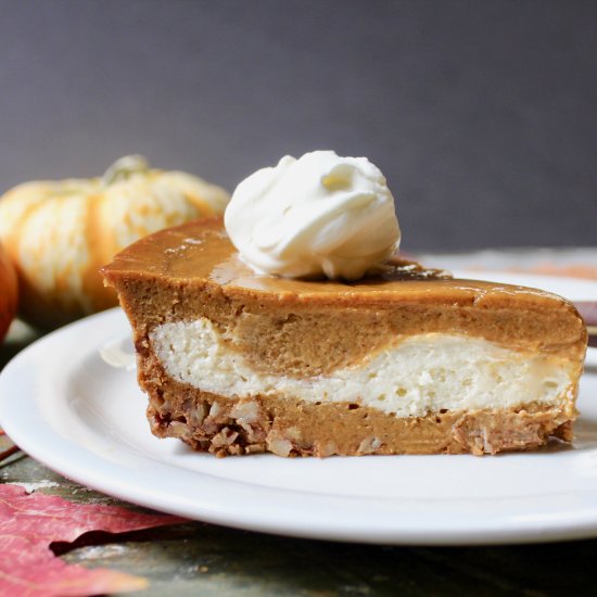 Pumpkin Cheesecake Pie