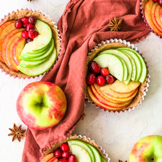 Cranberry apple tarts