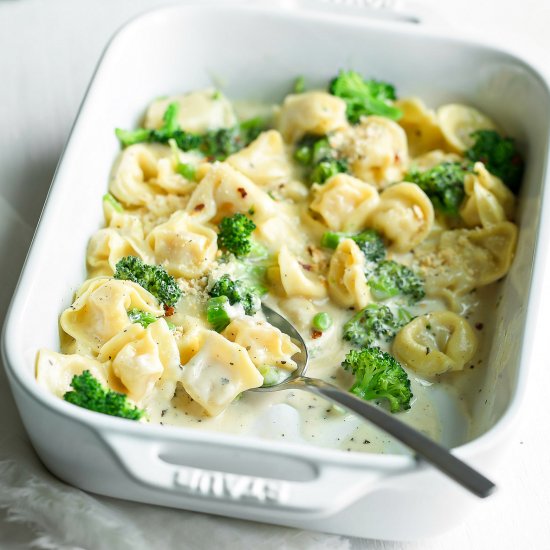 Broccoli Tortellini Pasta Bake