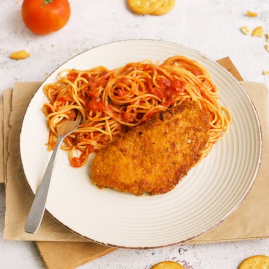 Ritz Cracker Chicken And Spaghetti