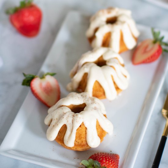 Sweet Potato Bundt Cakes