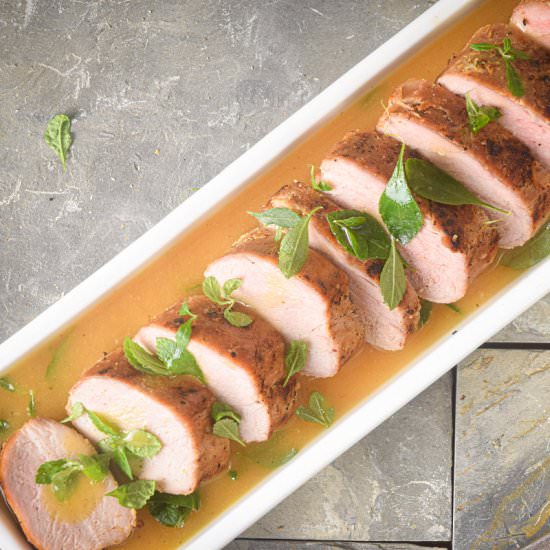 Electric Skillet Pork Tenderloin