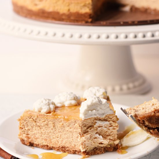 Easy Pumpkin Cheesecake