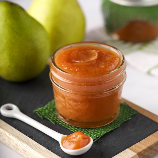 Pear butter in the Slow Cooker