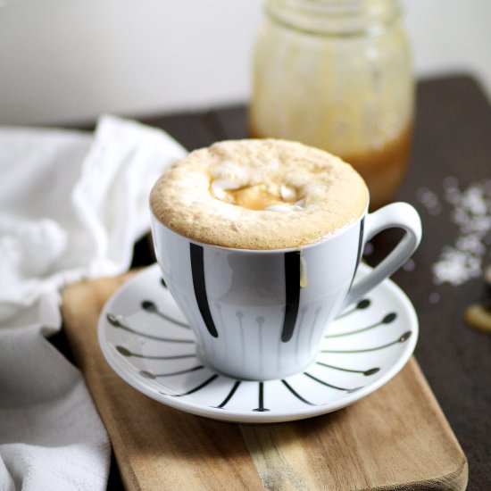 Homemade Salted Caramel Latte