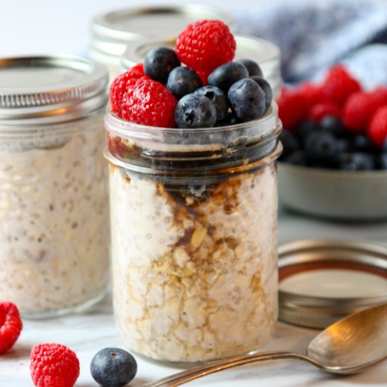 Maple Walnut Overnight Oats