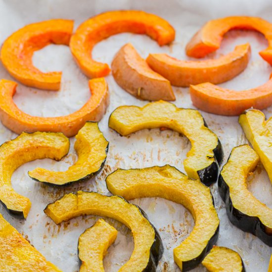 How to roast winter squash