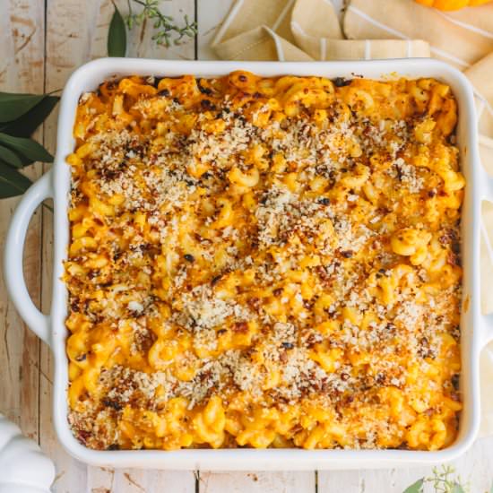 Pumpkin Mac and Cheese