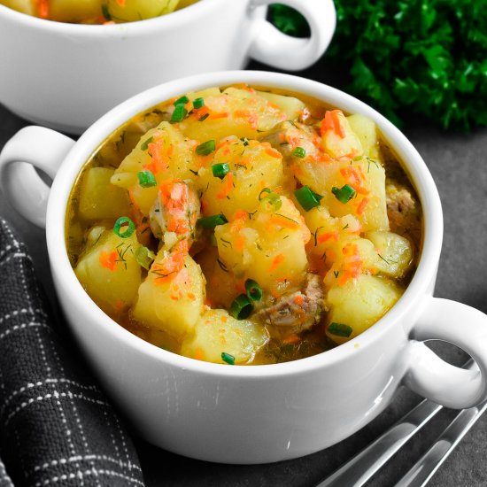 Braised Potatoes with Pork