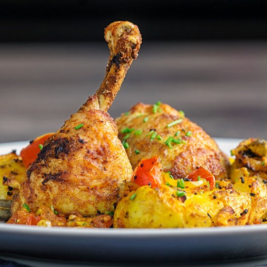 Indian Roast Chicken Legs