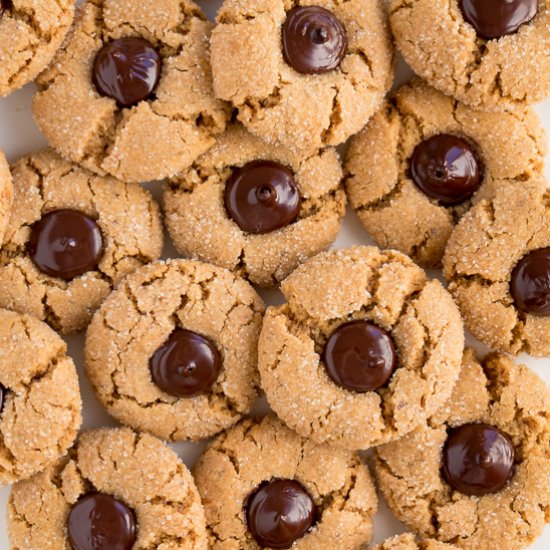 Vegan Peanut Butter Blossoms