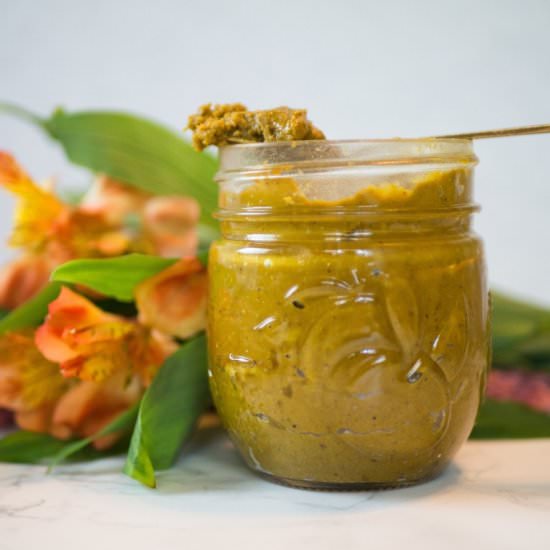 Honey Rosewater Pistachio Butter