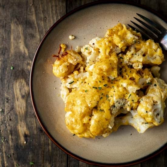 Cheesy Cauliflower Bake