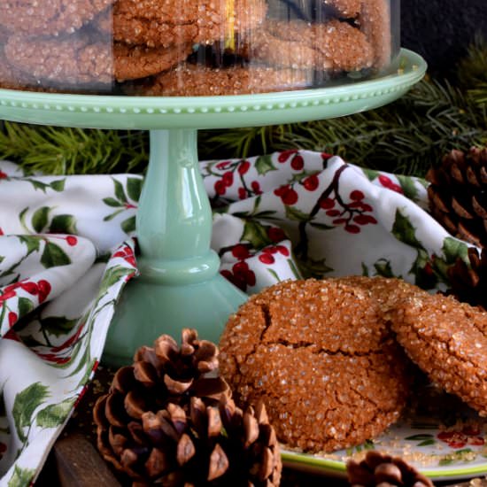 Ginger Molasses Cookies