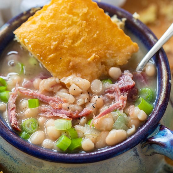 Crock Pot Ham and Beans