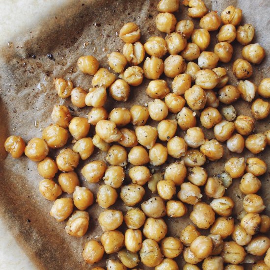 Crispy Roasted Chickpeas