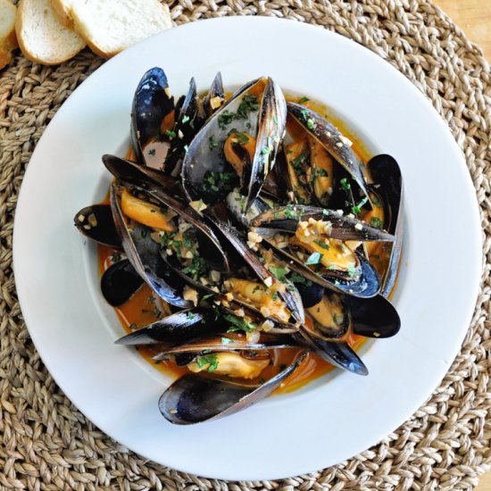 Spanish Marinated Mussels