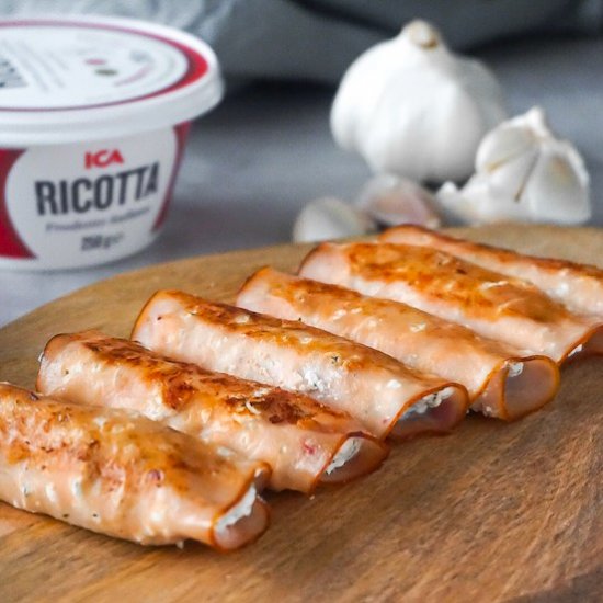 Turkey Ricotta Roll Ups