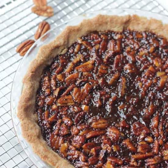 Gluten Free Vegan Pecan Pie