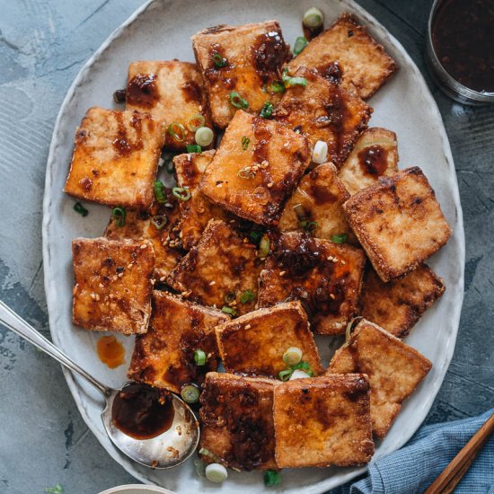 Crispy Marinated Tofu