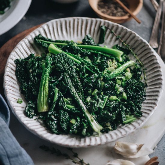 3-Ingredient Sauteed Kale