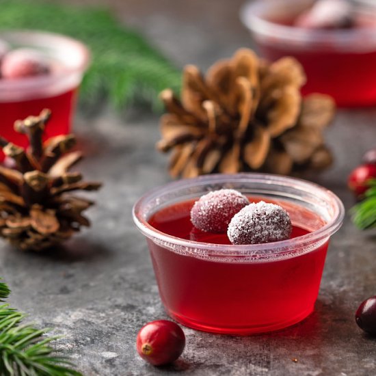 cranberry jello shots