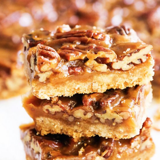 Best Caramel Pecan Bars Recipe