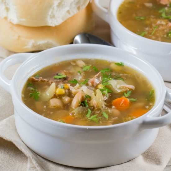 Ham Bone Soup (Slow Cooker)