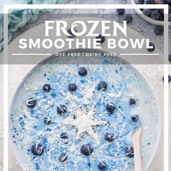 Frozen Inspired Smoothie Bowl