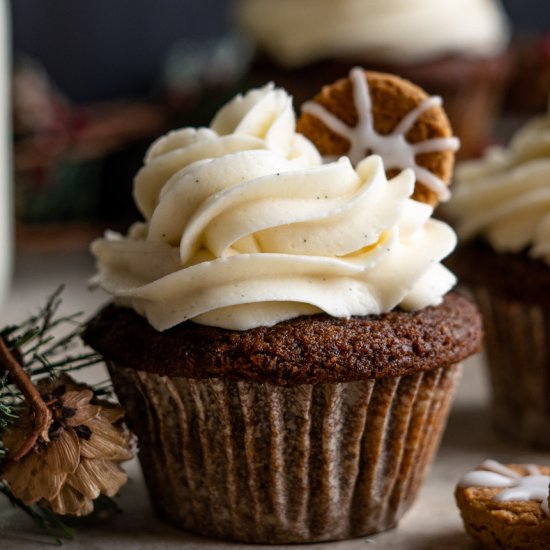 Gingerbread Cupcakes