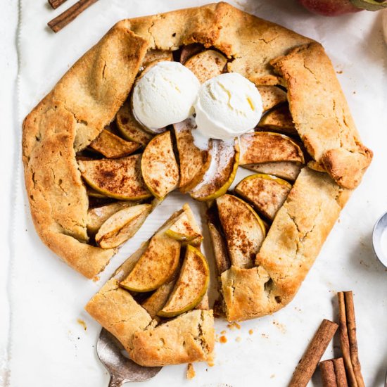 Healthy Apple Galette