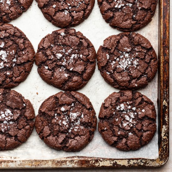 Flourless vegan chocolate cookies