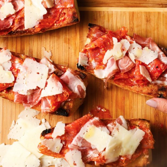 Charcuterie Tartines