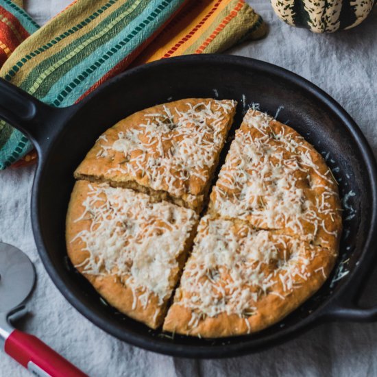 Pumpkin Spelt Focaccia