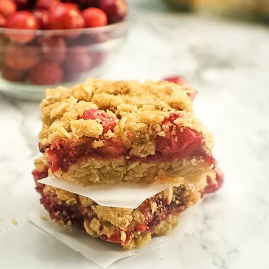 Cranberry Oat Bars