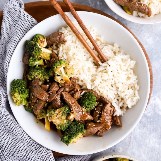 Beef and Broccoli Stir Fry