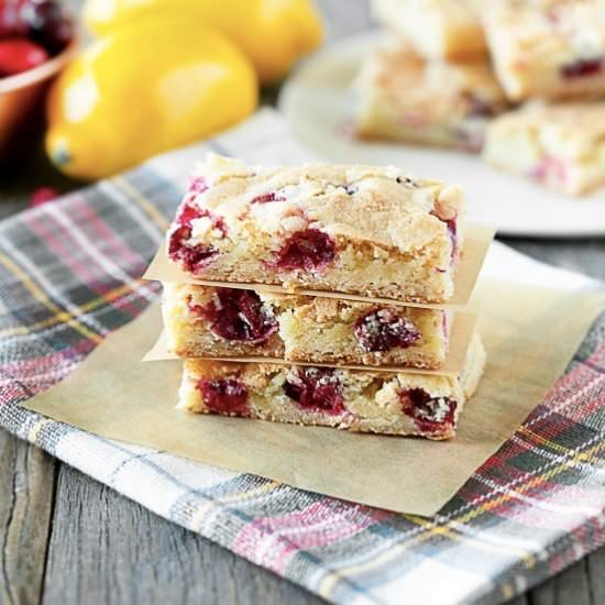 Lemon Cranberry Bars