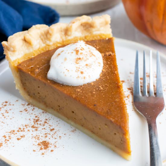 Homemade Pumpkin Pie