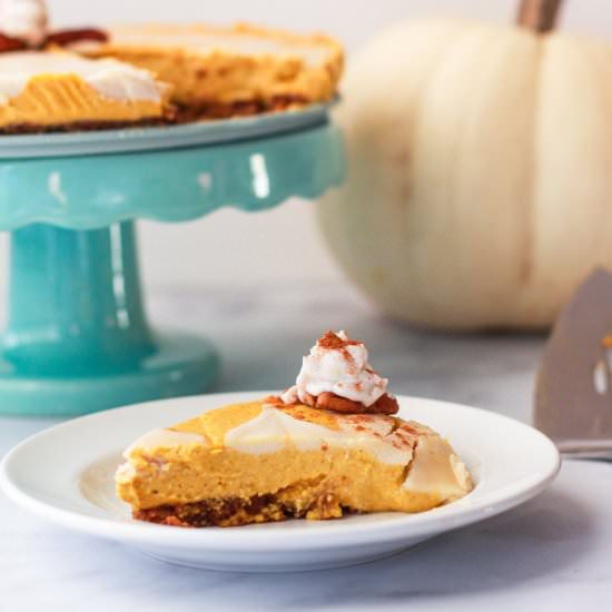 Vegan Pumpkin Cheesecake