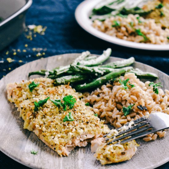 Baked Lemon Pepper Salmon