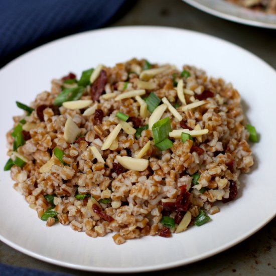 Wheat Berry Salad with Walnuts