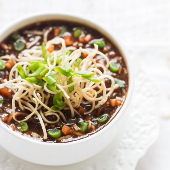 Vegetable Manchow Soup