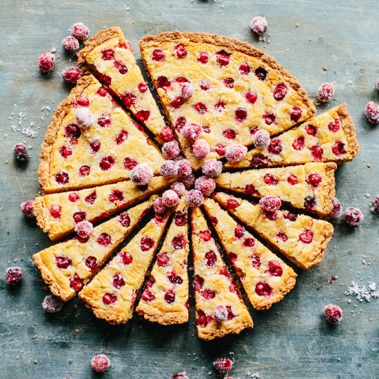 Cranberry Frangipane Tart